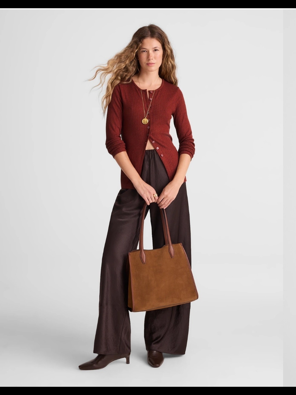 Madewell Textural Cutaway Crewneck Cardigan